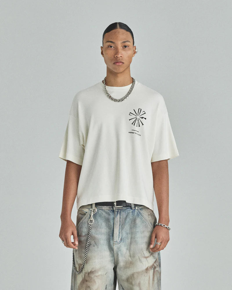 Undergold Spring Pray 4 Love Boxy Fit Tshirt White