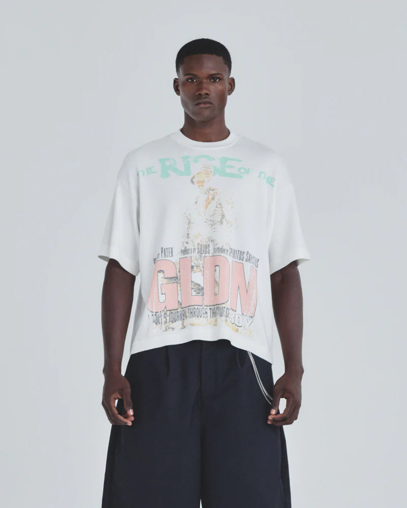 Undergold Holy State Gldn Prophecy Boxy Fit Tshirt White