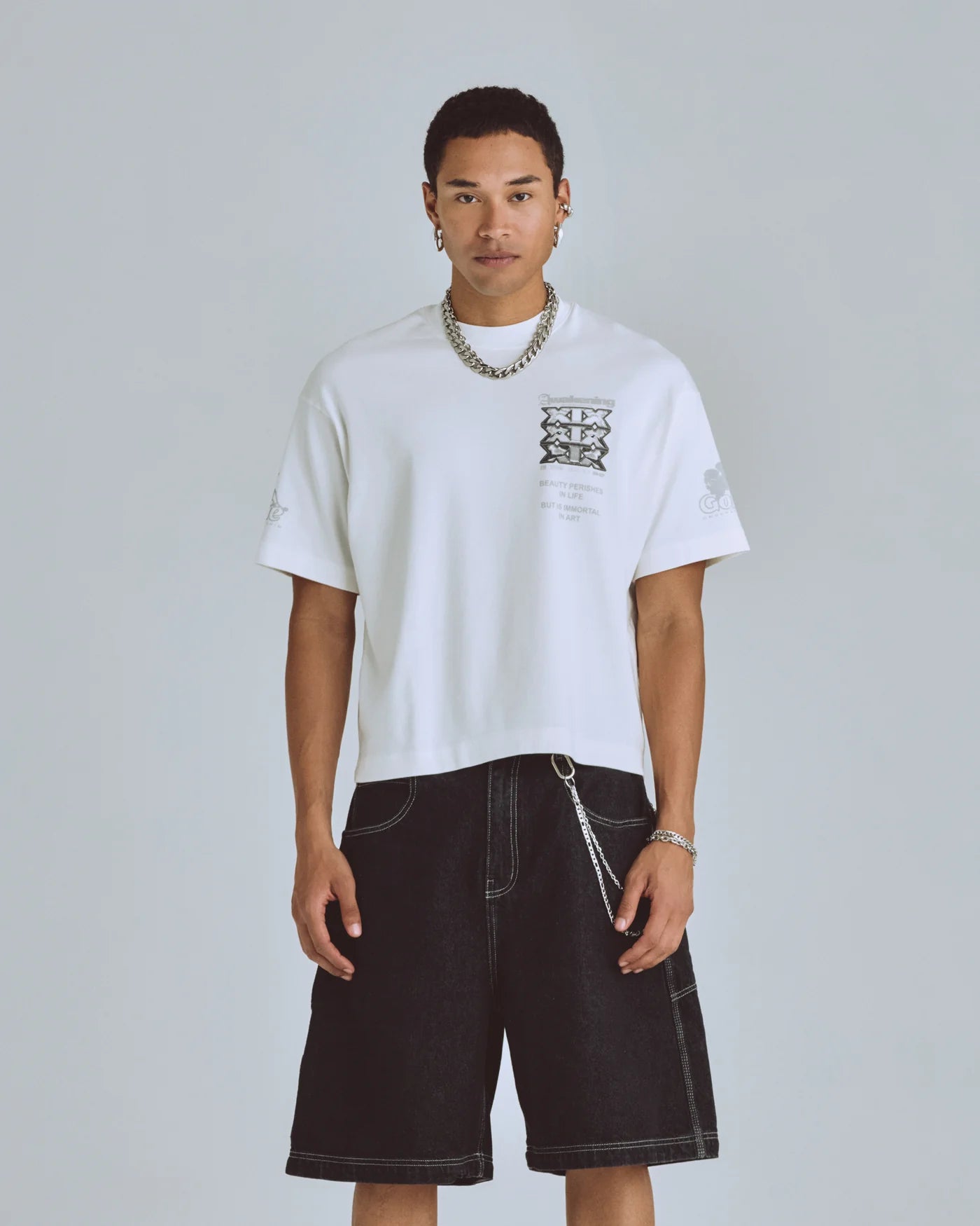 Undergold Agnus Dei Awakening Boxy Fit Tshirt White