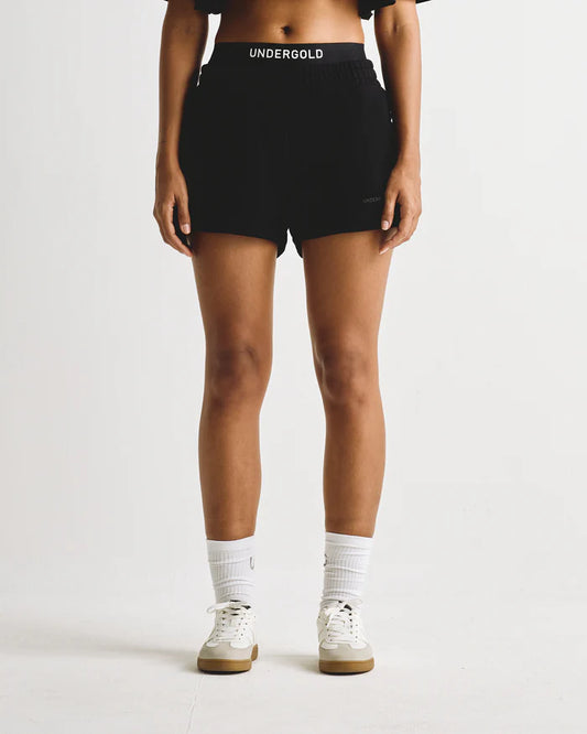 Undergold W Basics Buckled Shorts Black