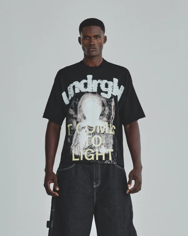 Undergold Revelation Iluminare Boxy Fit Tshirt Black