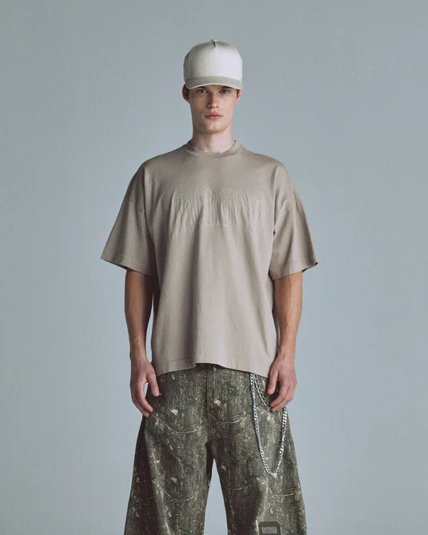 Undergold echoes god's plan tshirt light brown