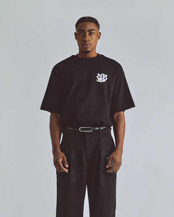 Undergold The Path Monogram Boxy Fit Tshirt Black