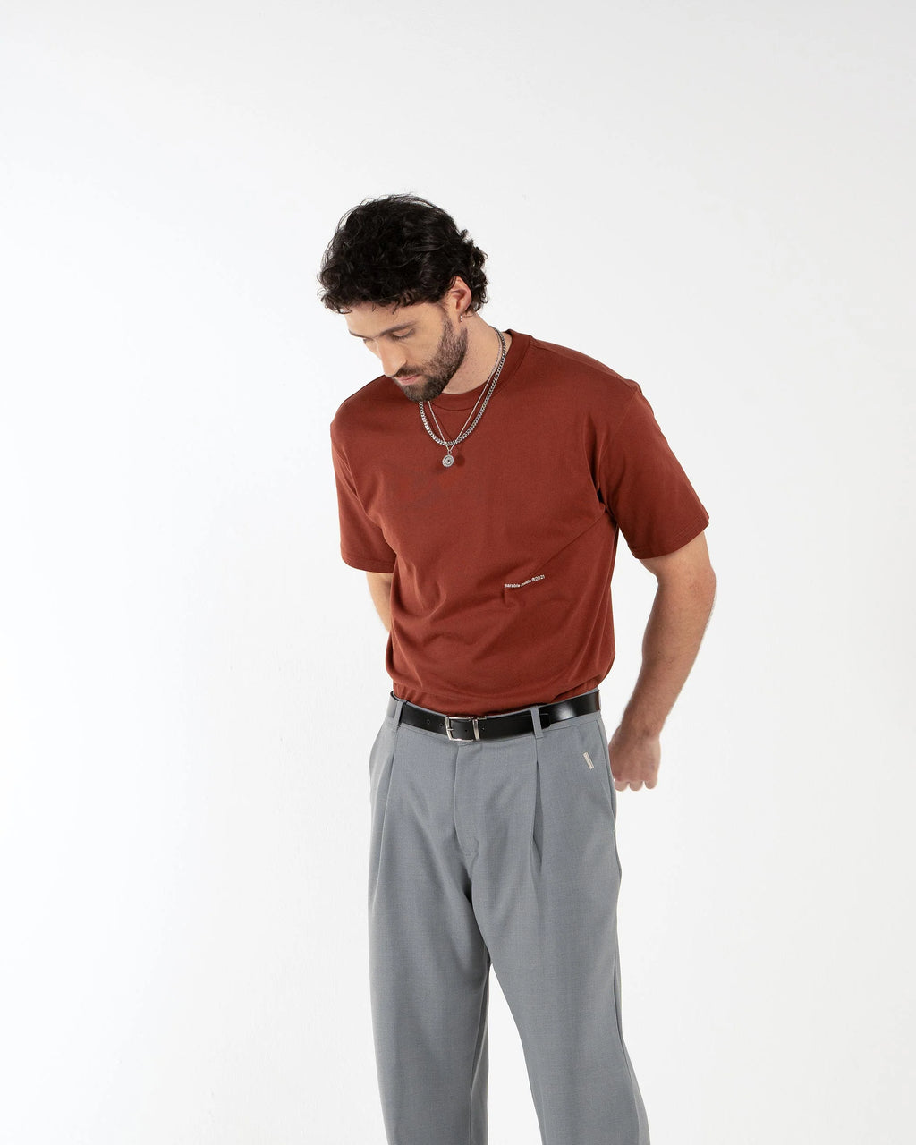 Birmano b signature brick red t-shirt