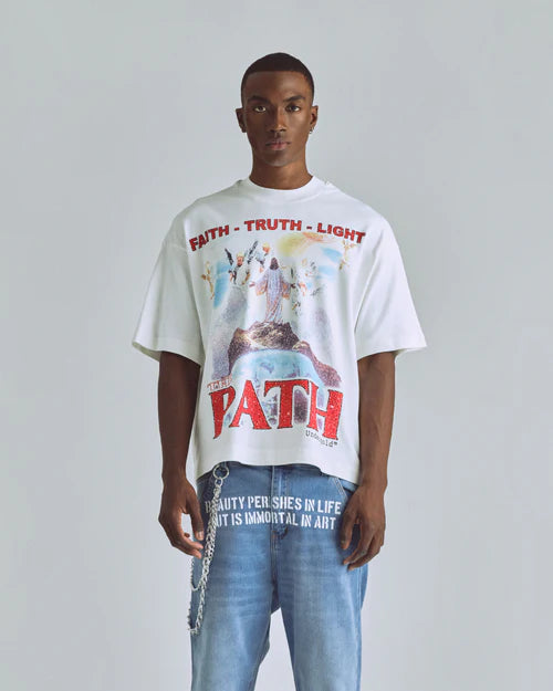 Undergold The Path Summit Boxy Fit T-shirt White