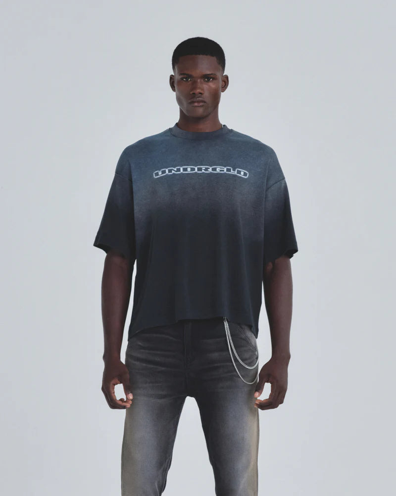 Undergold Holy State Beautiful Soul Boxy Fit Tshirt Midnight Black