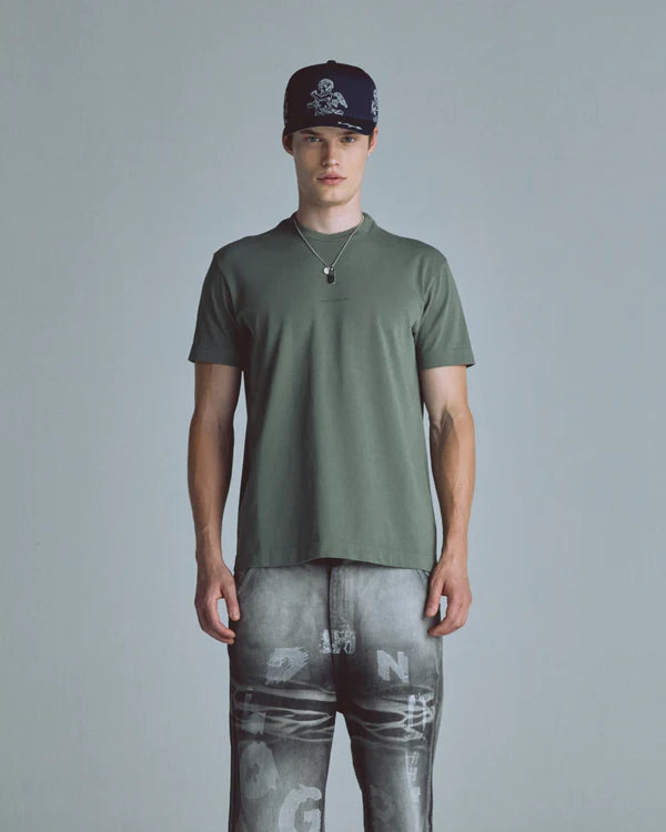 Undergold basics undergold company regular fit tshirt olive green