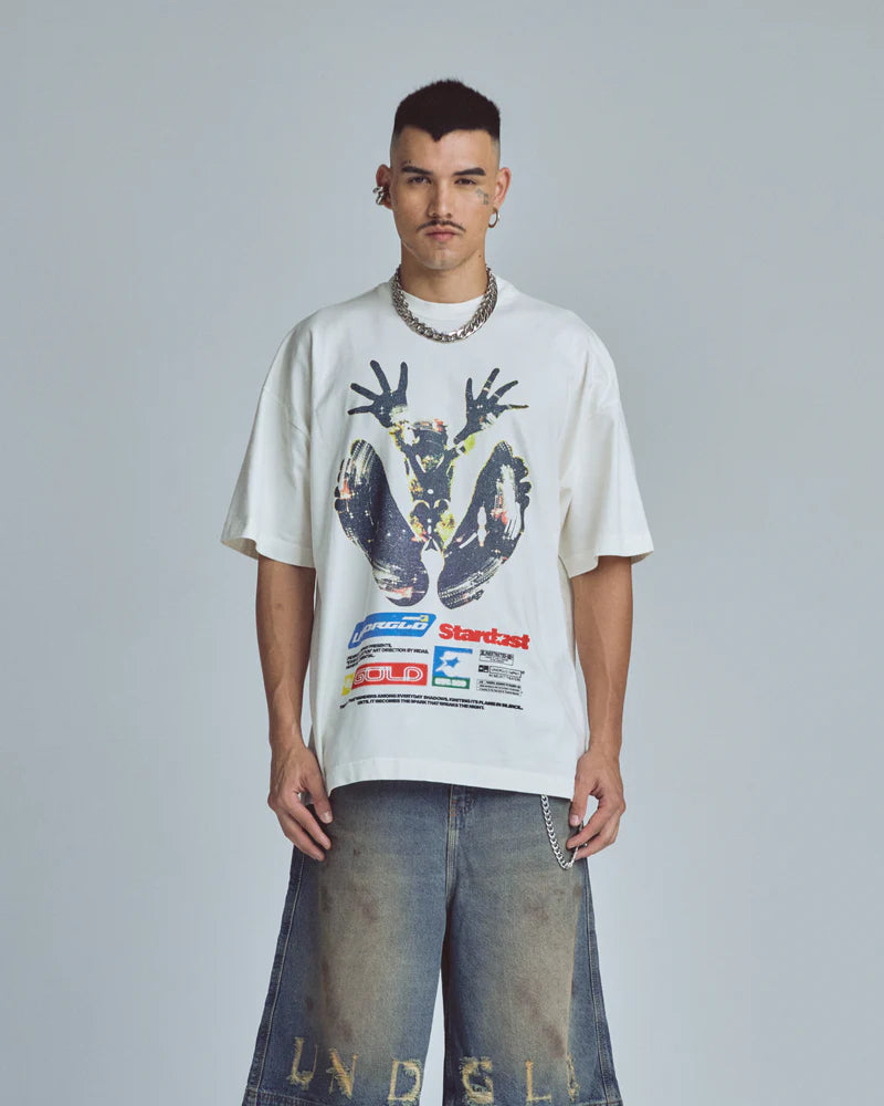 Undergold Stardust Light Being Tshirt White