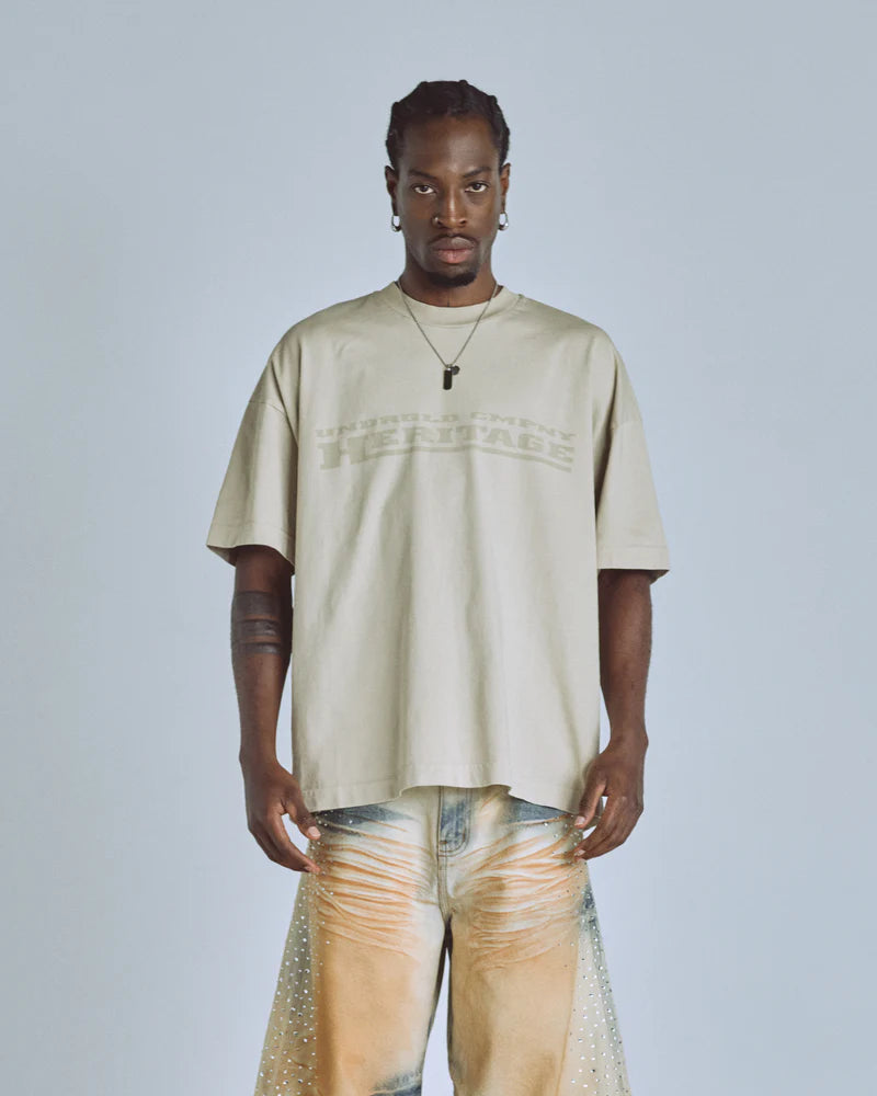 Undergold Golden Heritage Raw Tshirt Cream