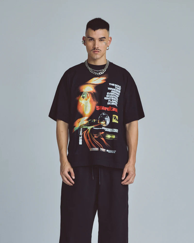 Undergold Stardust Night Drive Tshirt Black