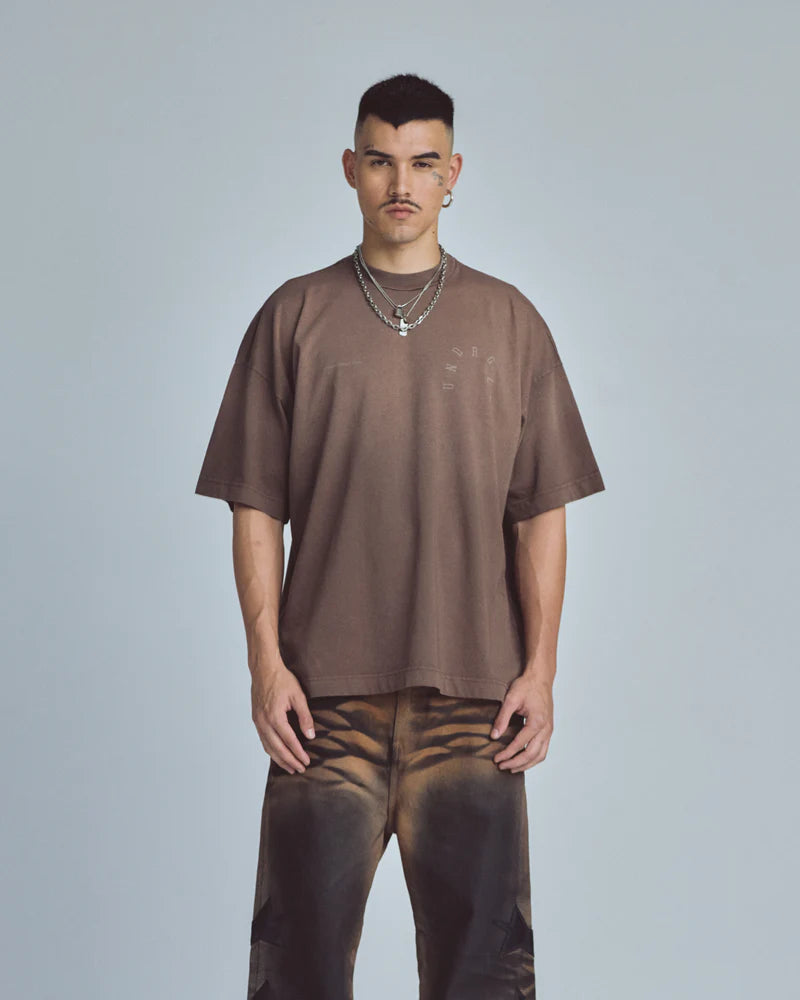 Undergold Stardust Basic Tshirt Vintage Brown