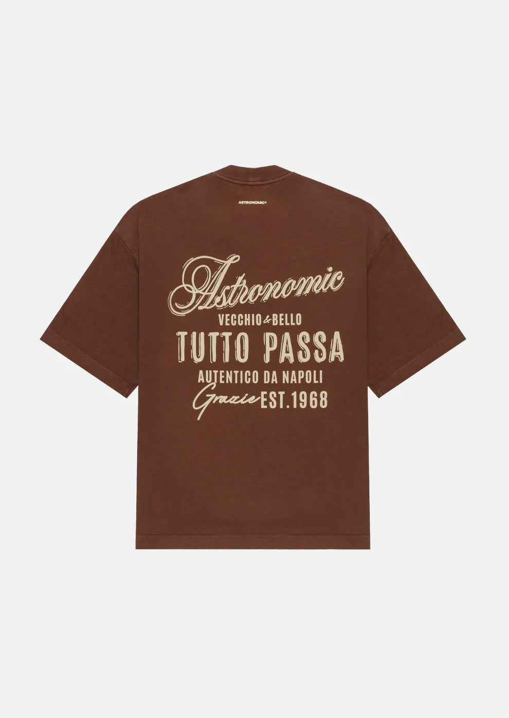 Astronomic Camiseta Vecchio & Bello - Café Chocolate