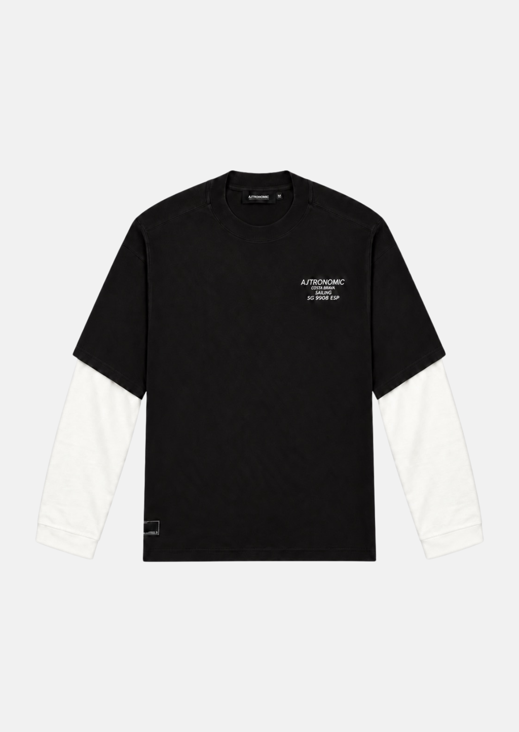 Astronomic Camiseta Doble Manga Yacht - Negro