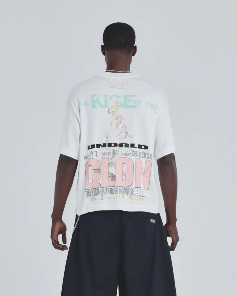 Undergold Holy State Gldn Prophecy Boxy Fit Tshirt White