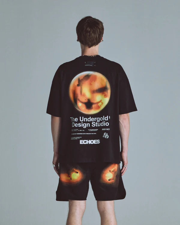 Undergold echoes amplitude tshirt black