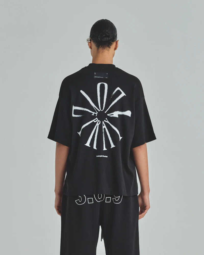 Undergold Spring Pray 4 Love Boxy Fit Tshirt Black