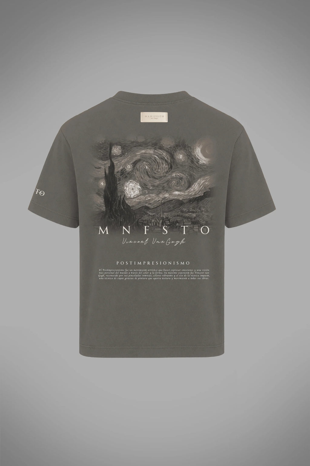 Manifesto Camiseta Regular Noche Estrellada Van Gogh