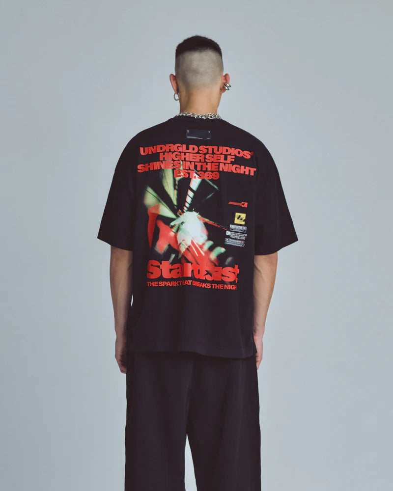 Undergold Stardust Rush Tshirt Black