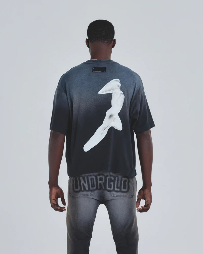 Undergold Holy State Beautiful Soul Boxy Fit Tshirt Midnight Black
