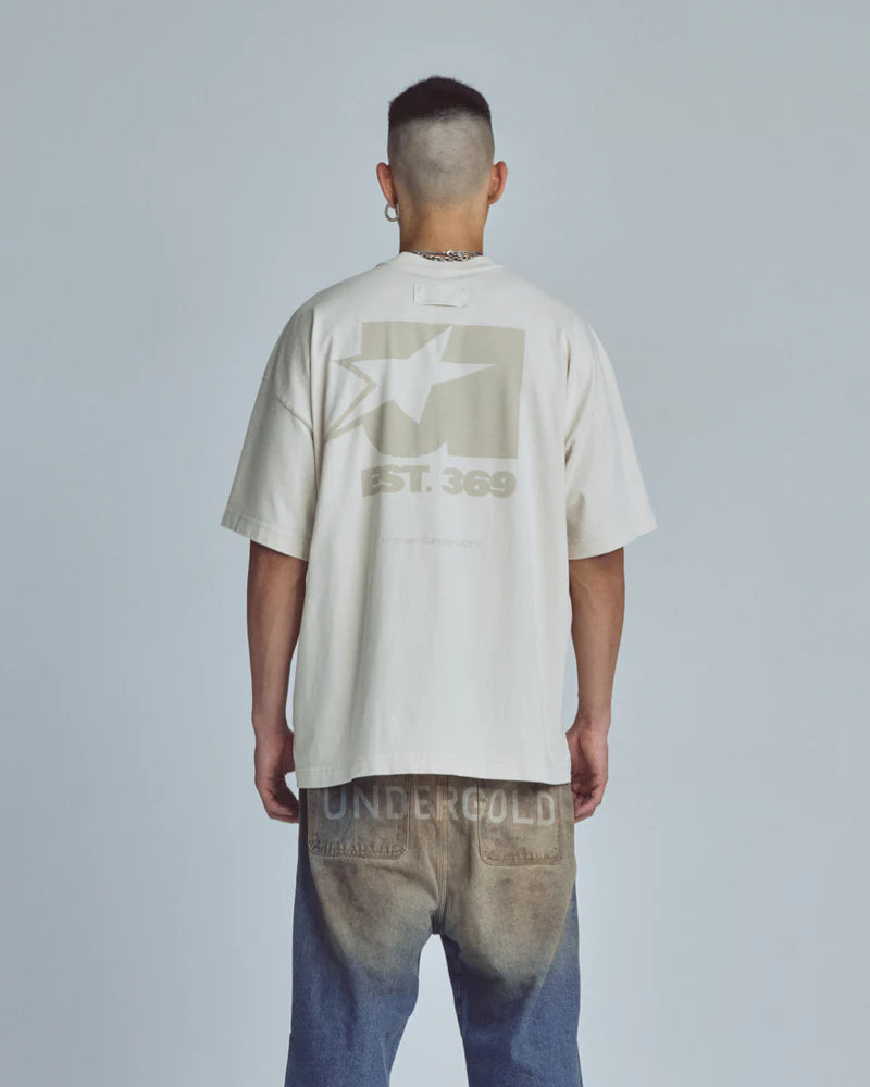 Undergold Stardust Symbol Tshirt Cream