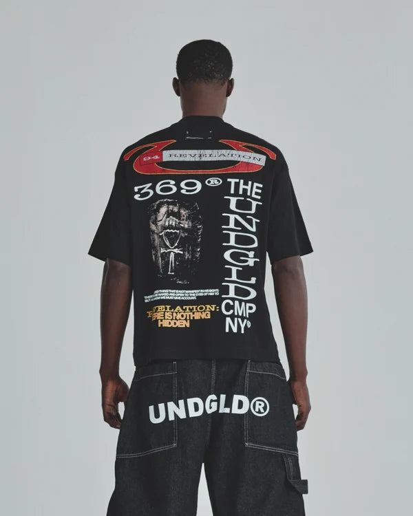 Undergold Revelation Iluminare Boxy Fit Tshirt Black