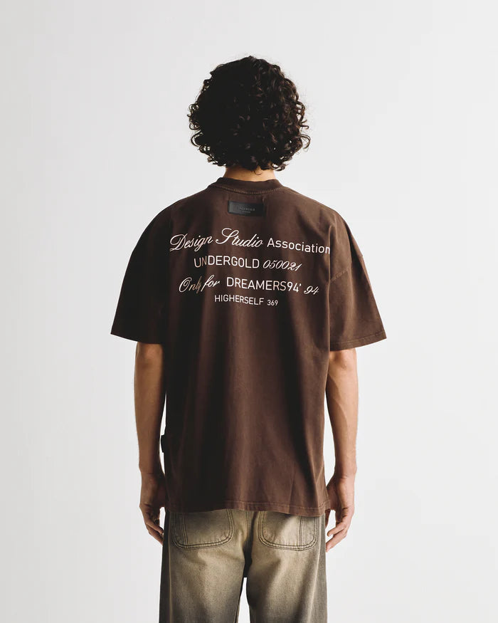 Undergold Dreamers Basic T-shirt Brown