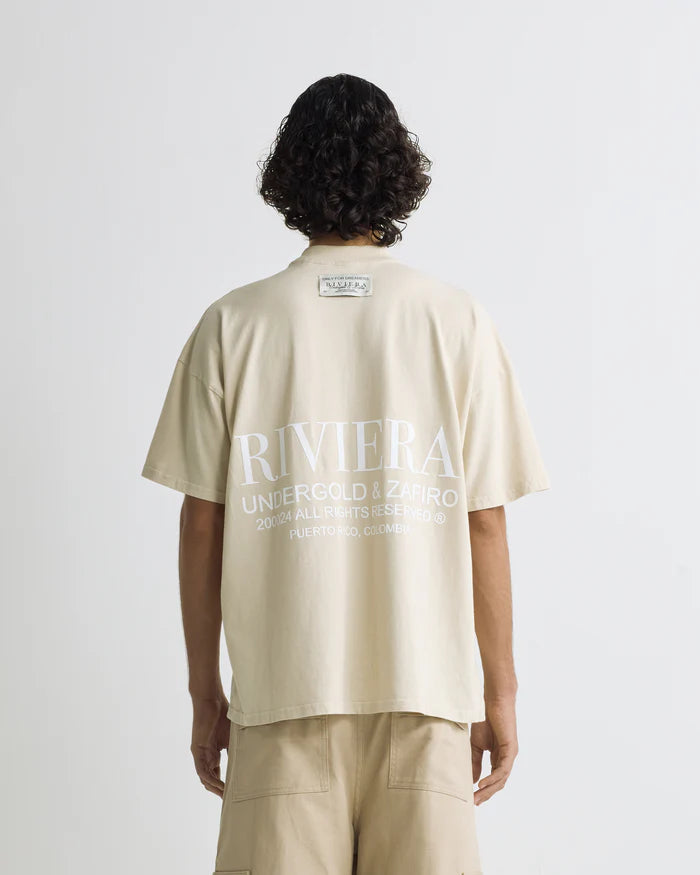 Undergold Riviera Trophie T-shirt Cream