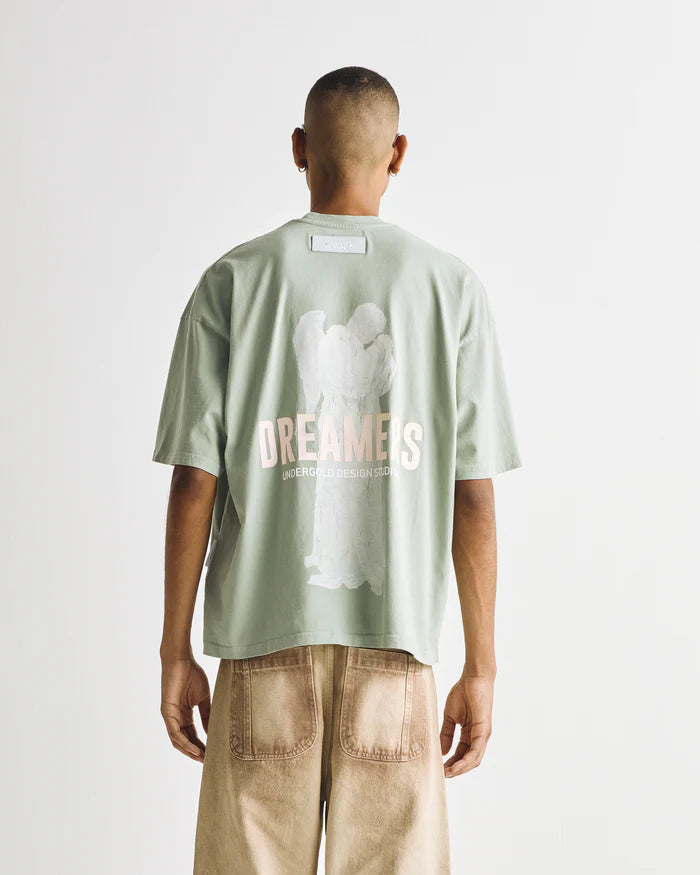 Undergold Dreamers The Prayer Boxy Fit T-shirt Green