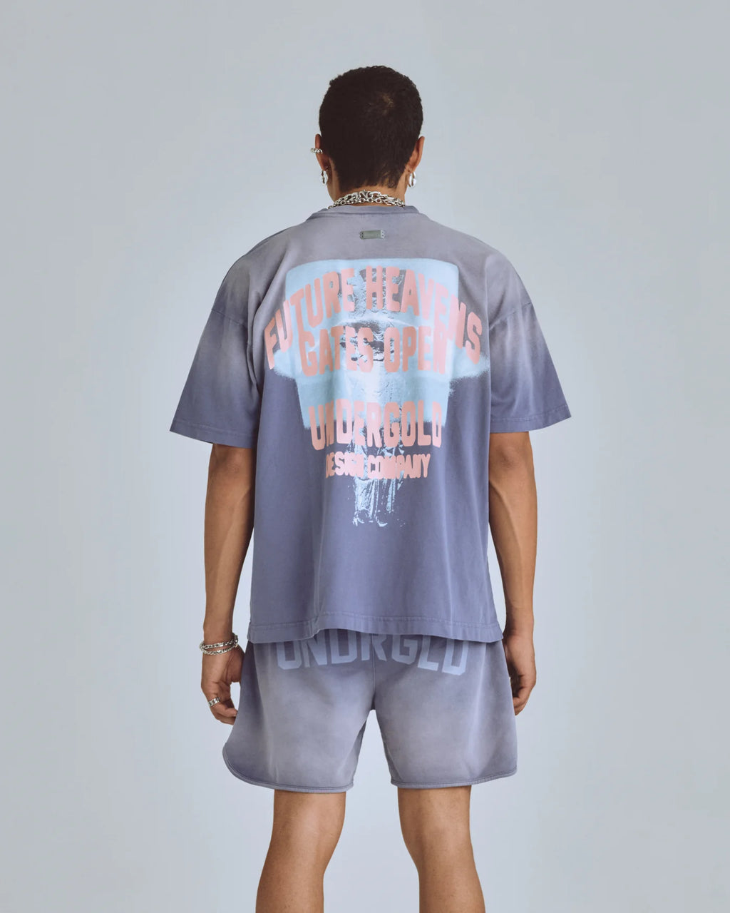 Undergold Agnus Dei Future Heavens Tshirt Faded Purple