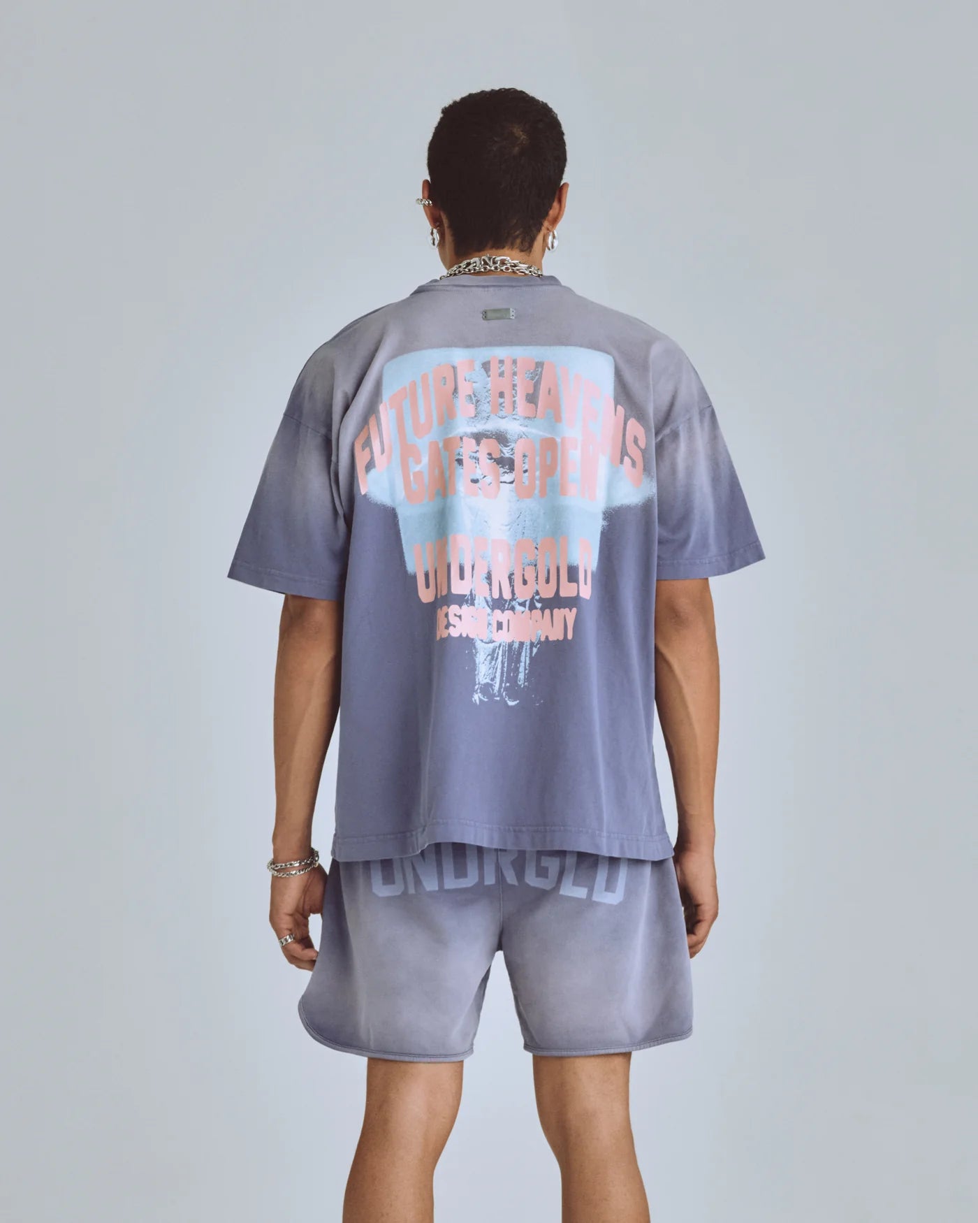 Undergold Agnus Dei Future Heavens Tshirt Faded Purple
