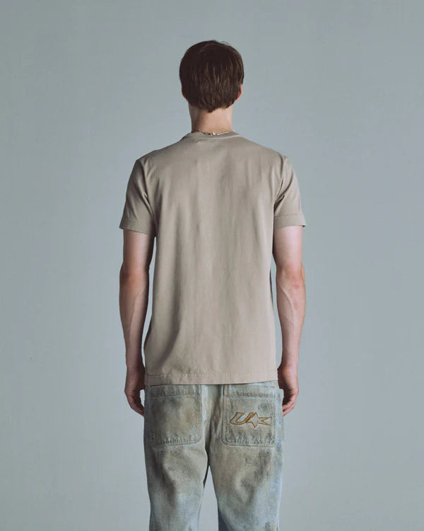 Undergold basics undergold company regular fit tshirt light brown
