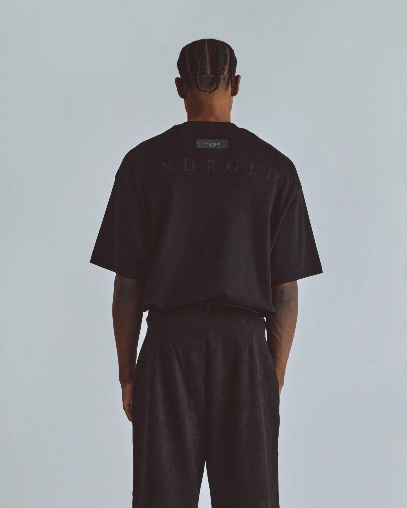 Undergold The Path Monogram Boxy Fit Tshirt Black
