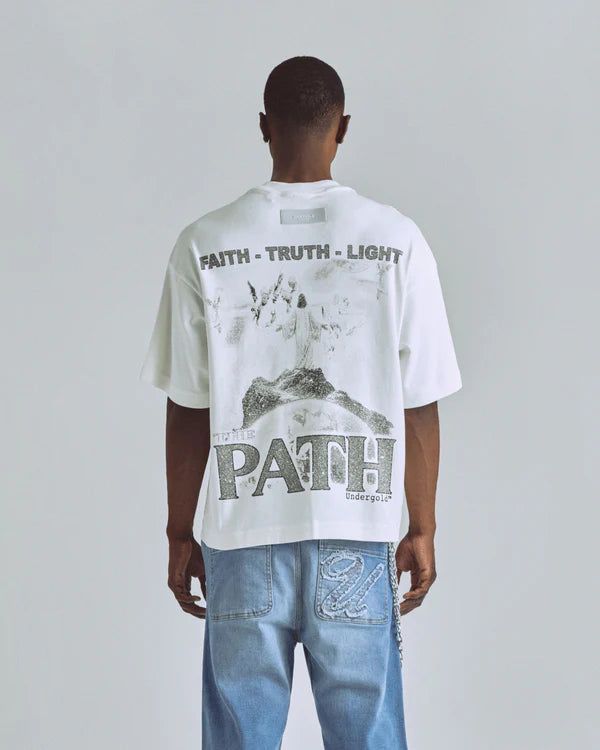 Undergold The Path Summit Boxy Fit T-shirt White