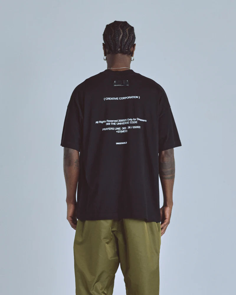 Undergold Golden Heritage Drop Tshirt Black