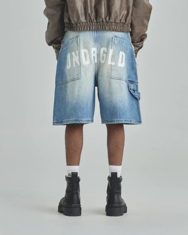 Undergold Spring Frayed Jorts Blue
