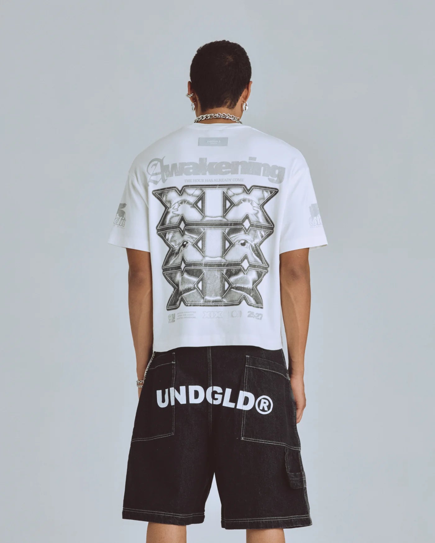 Undergold Agnus Dei Awakening Boxy Fit Tshirt White
