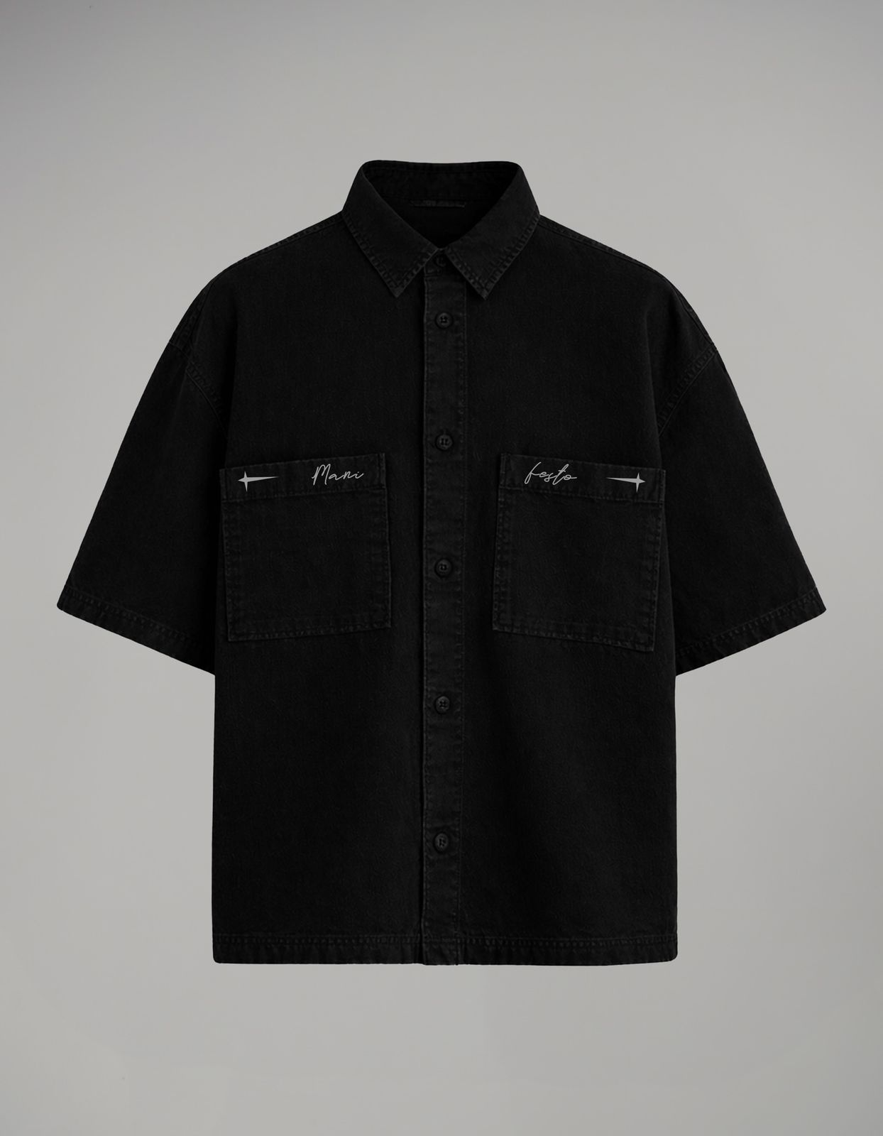 Manifesto Camisa botones mirror of sins negra
