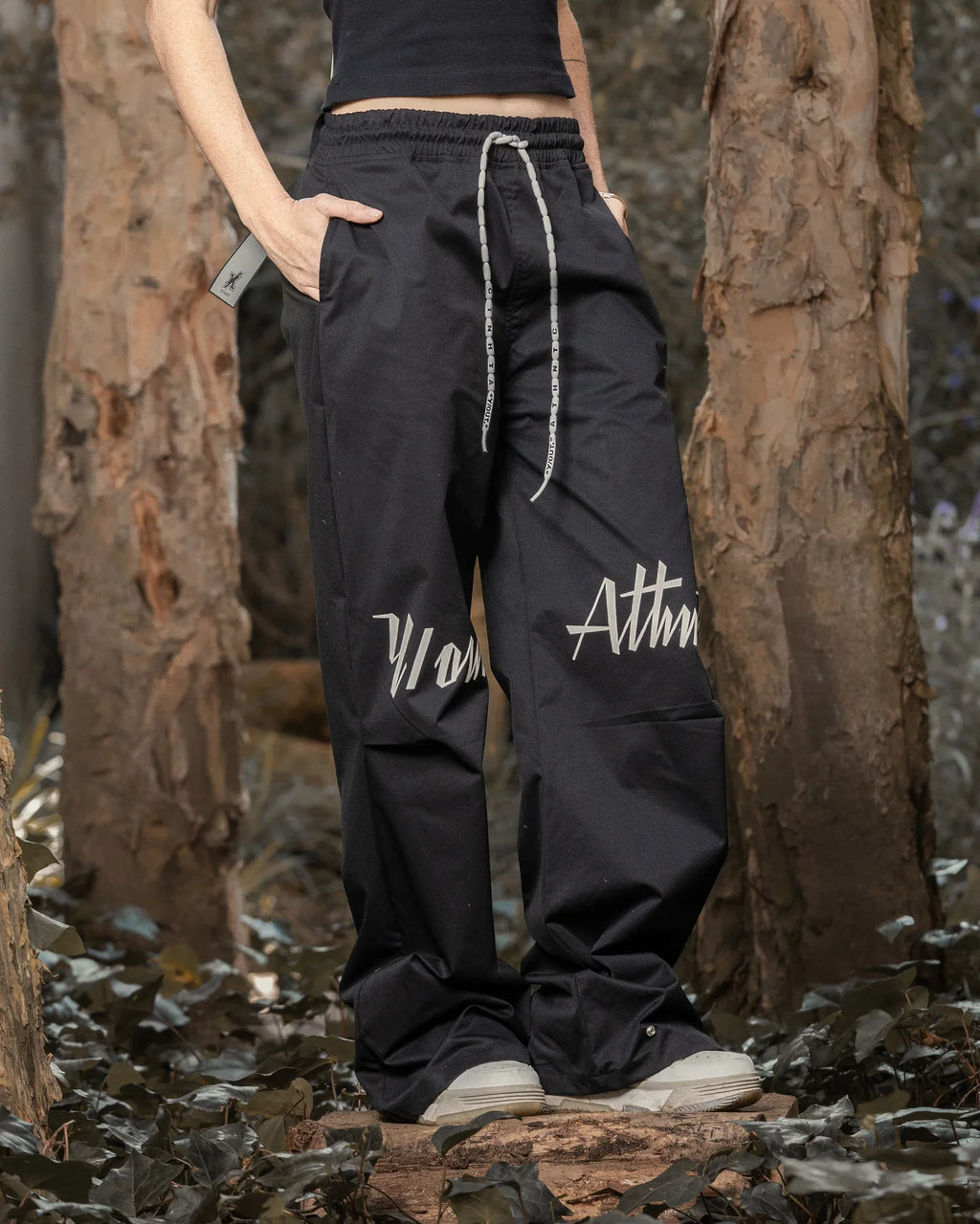 Y/Out black truffle pant