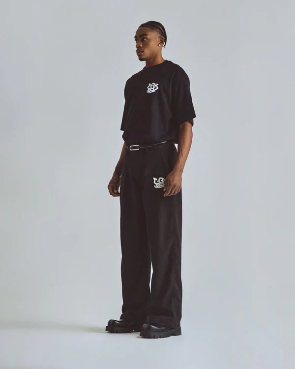 Undergold The Path Monogram Boxy Fit Tshirt Black