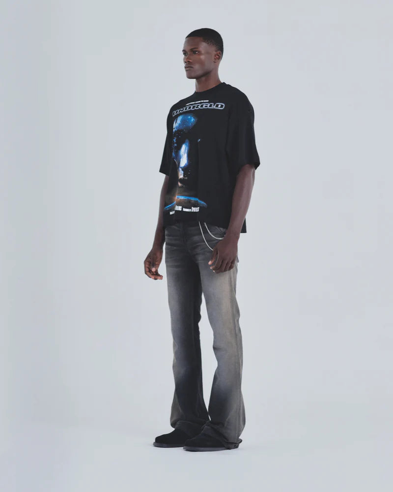 Undergold Holy State Journey Boxy Fit Tshirt Black