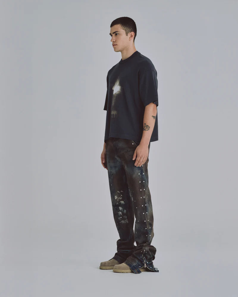 Undergold 94' Crosslight Boxy Fit Tshirt Vintage Gray