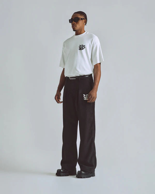 Undergold The Path Monogram Boxy Fit Tshirt White
