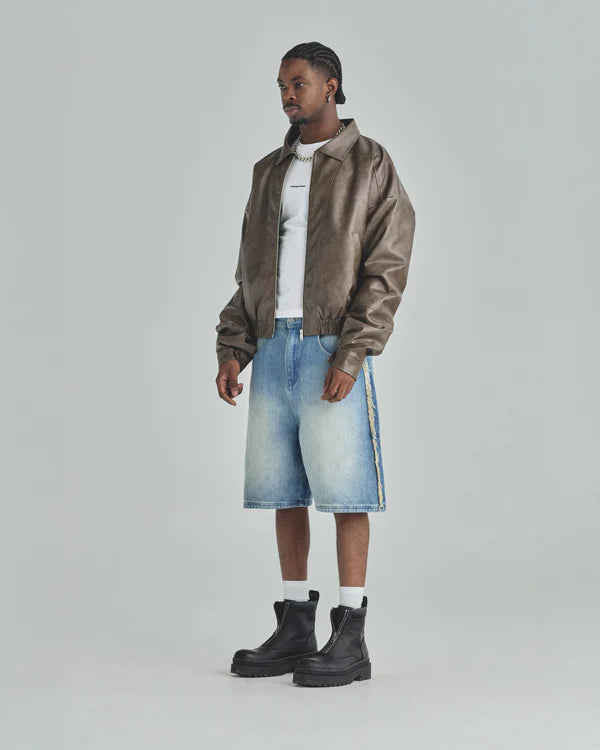 Undergold Spring Frayed Jorts Blue