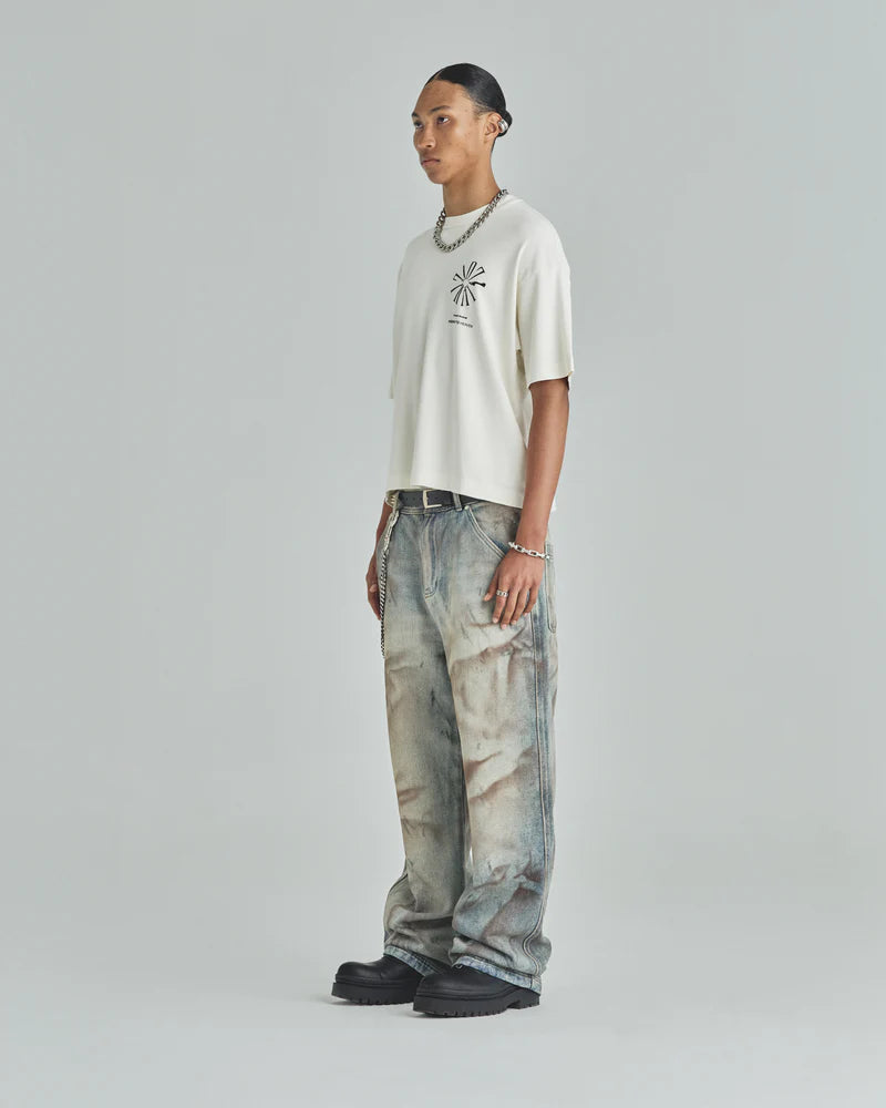 Undergold Spring Pray 4 Love Boxy Fit Tshirt White