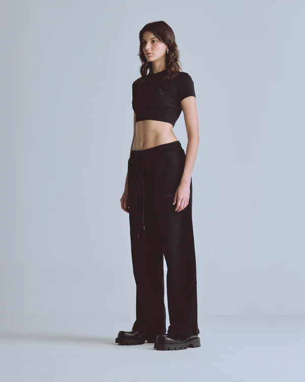 Undergold Capsule Blessed Are You Baby Tee Black