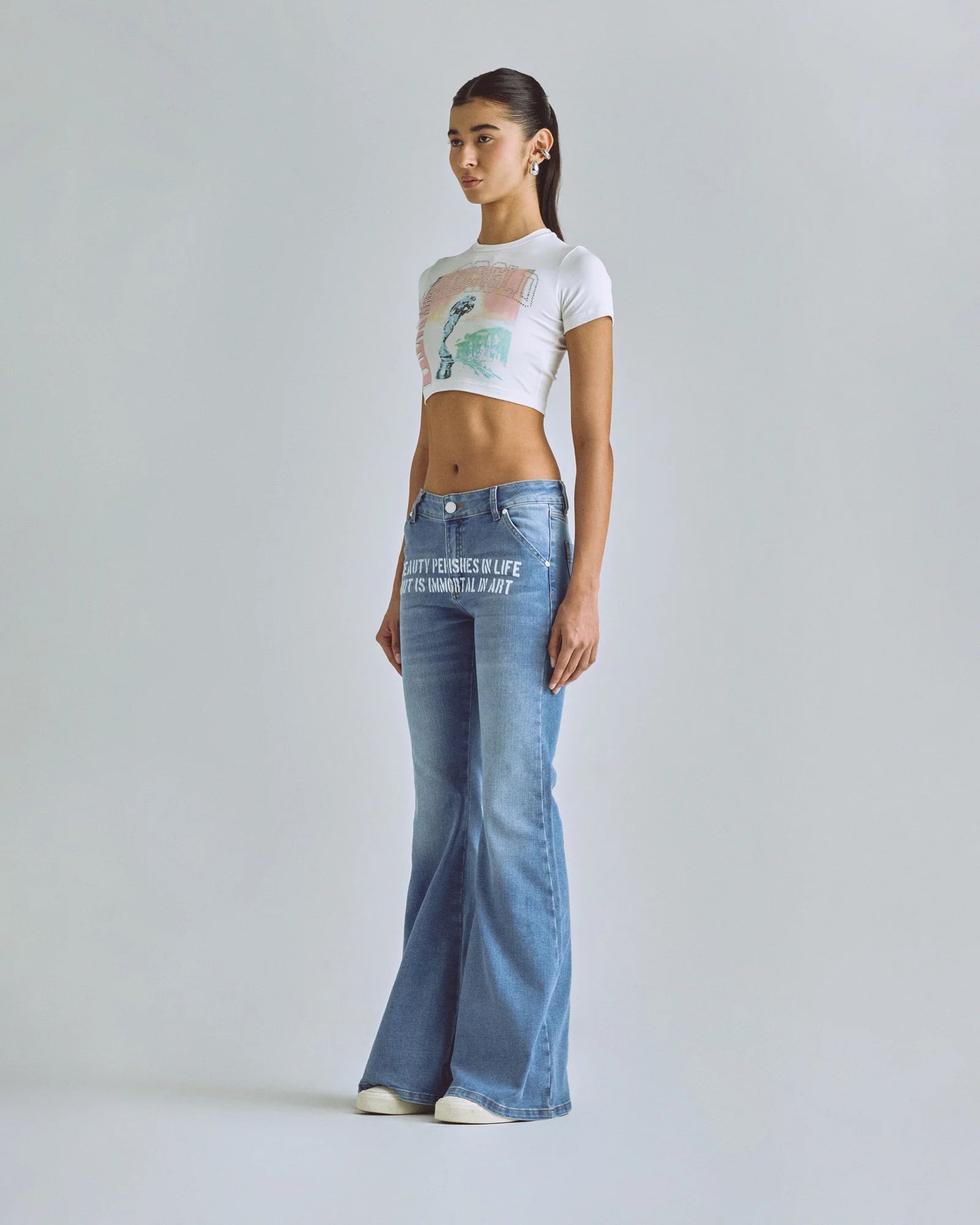 Undergold The Path Dawn Baby Tee White