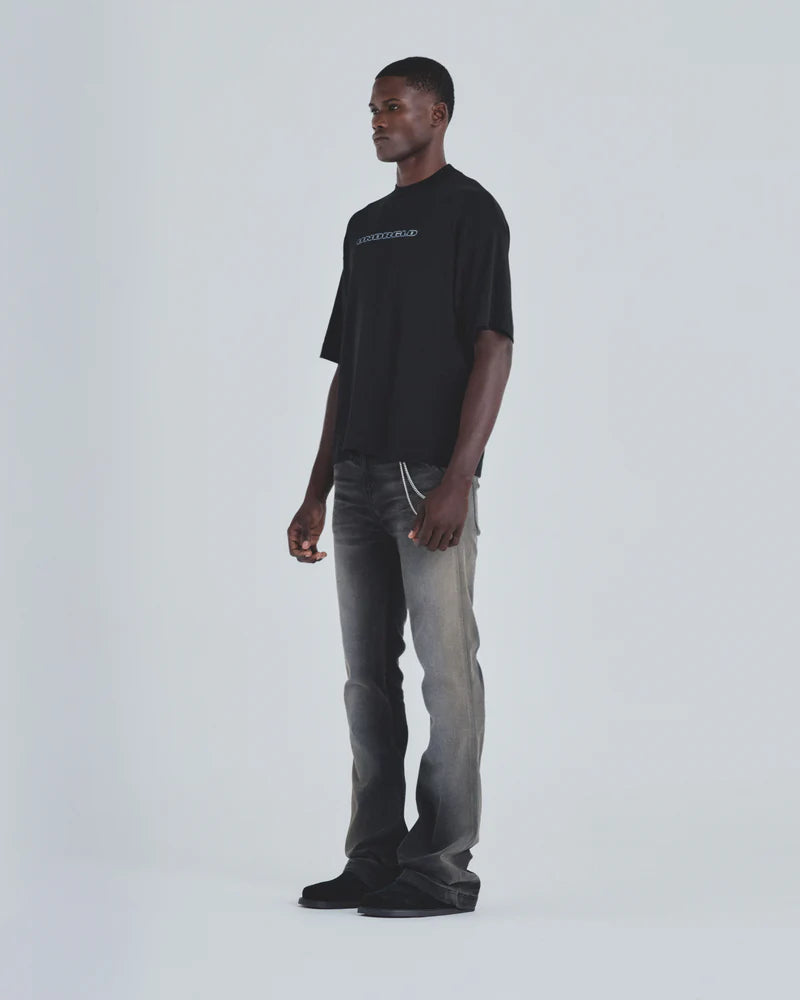 Undergold Holy State Head Noise Boxy Fit Tshirt Black