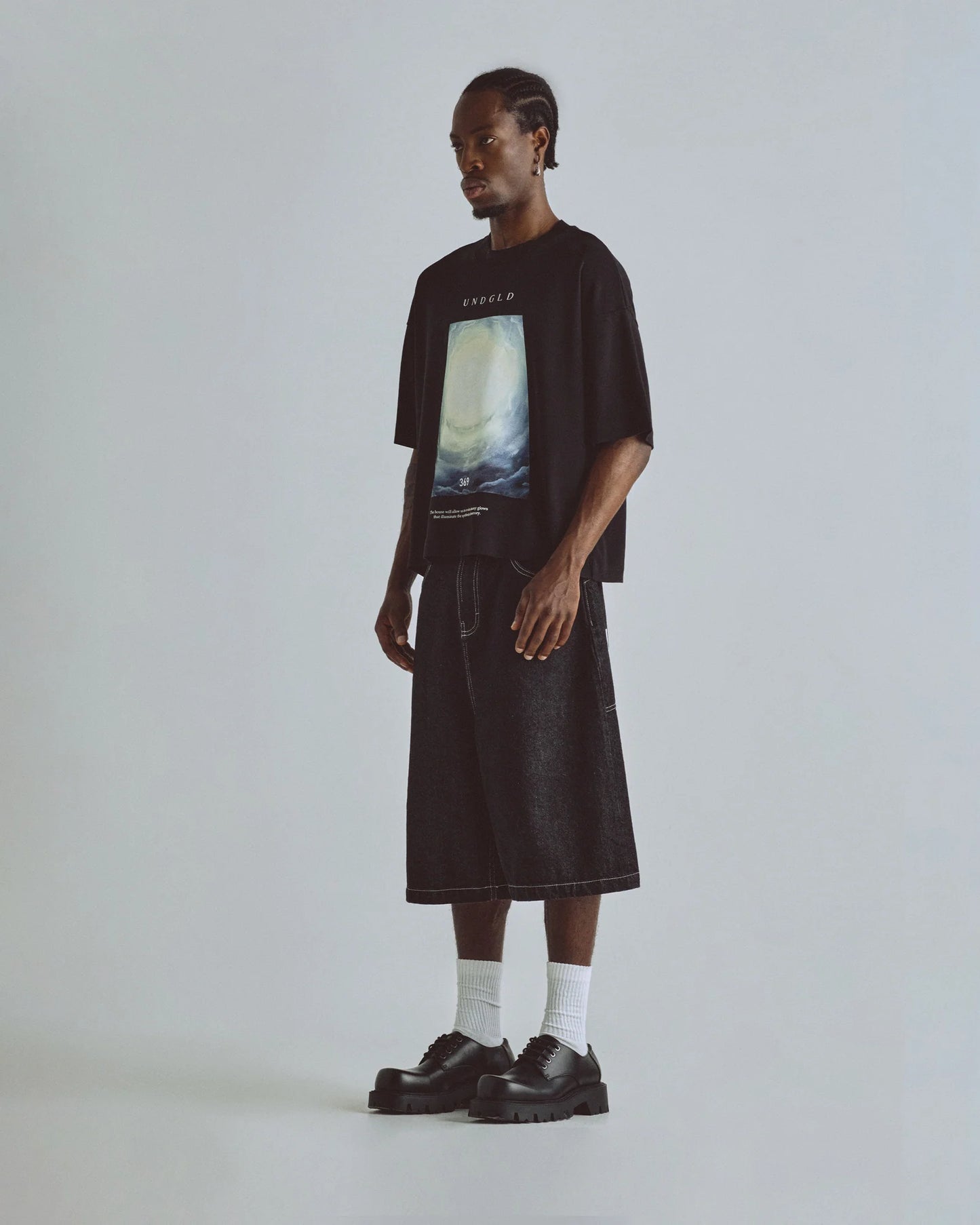 Undergold Eternal Tunnel Boxy Fit Tshirt Black