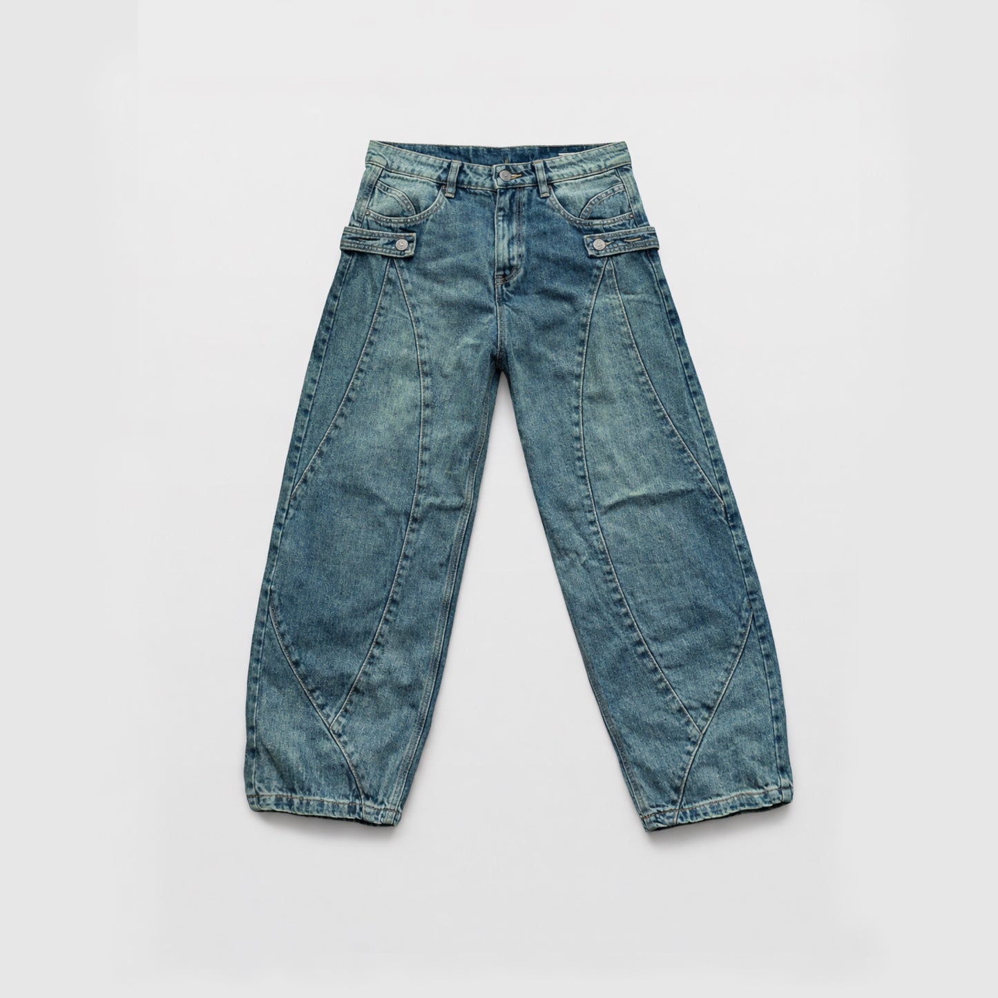 Hooded Baggy Hooded Jean 2 / 3 HTH009