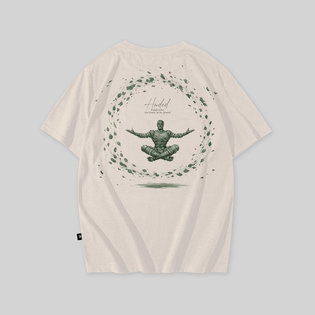 Hooded Zen Ivory T-Shirt